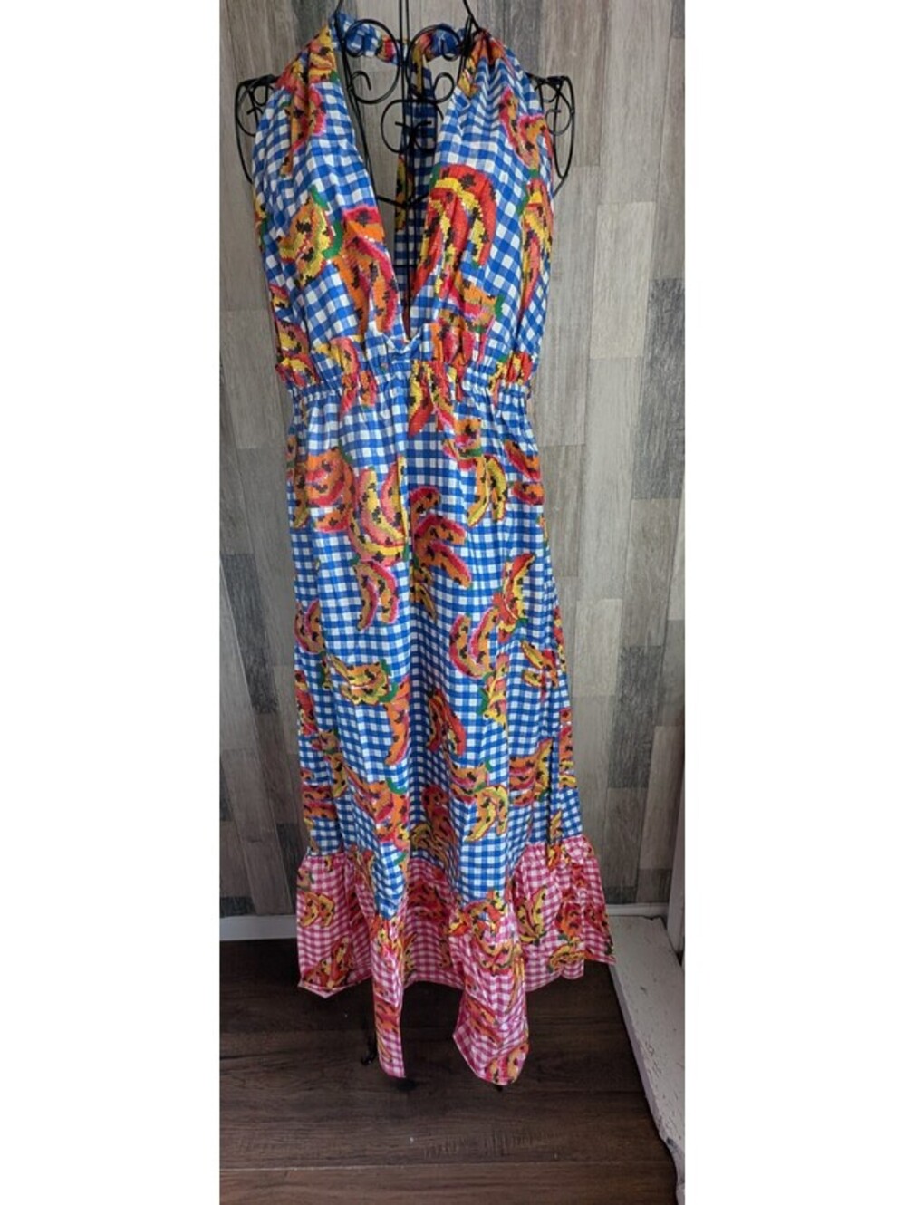 Farm Rio Halter maxi dress NWT